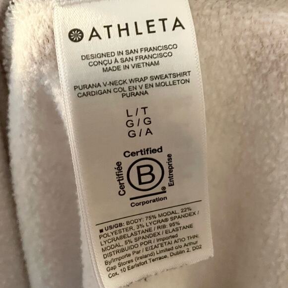 Athleta Faux Wrap Sweatshirt - Picture 5 of 5